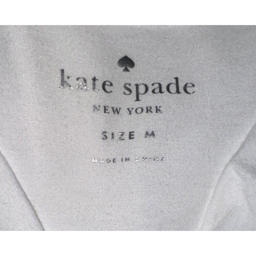 Kate Spade NWOT Ruffle Racerback Tank In White-Size Medium - Picture 9 of 10